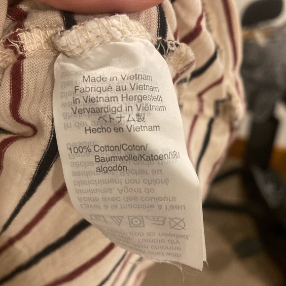 Madewell Striped Short Sleeve T-Shirt Size Small - Picture 4 of 6